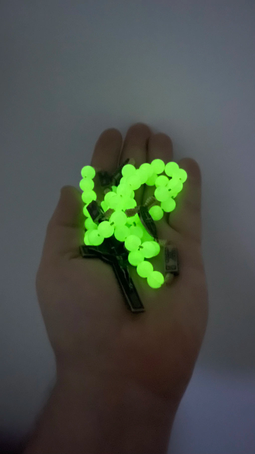 Terço dos Mistérios do Rosário Fluorescente